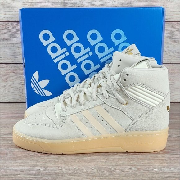 NEW Adidas Rivalry HI Shoes Men's Size 13 Athletic High Top‎ Suede Sneakers - Picture 4 of 10